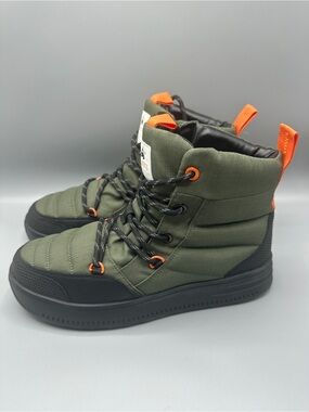 SWIMS Snow Runner Mid Waterproof Insulated Quilted Boots Men’s Sz 9 Olive Black